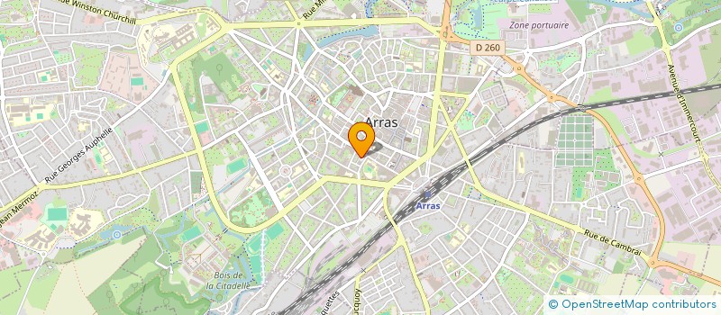 localisation de l'entreprise MONSIEUR MARCEL BUQUET à ARRAS