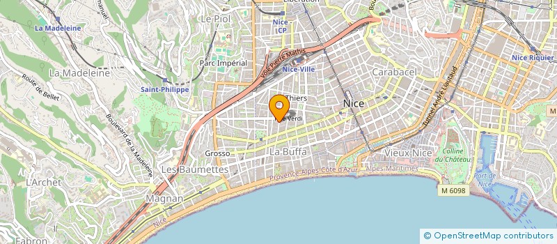 localisation de l'entreprise MONSIEUR MARCEL BURDUHOSU à NICE
