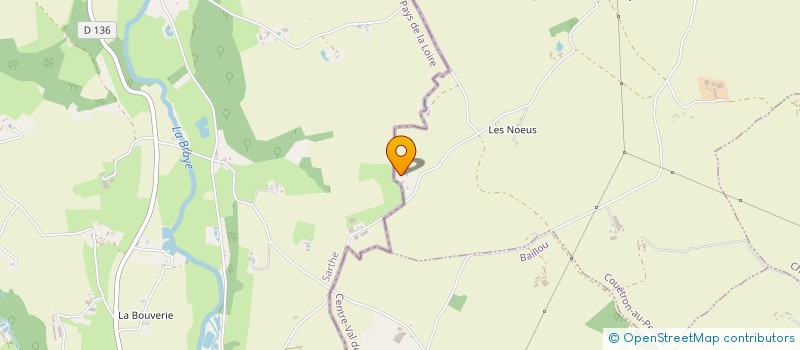 localisation de l'entreprise MONSIEUR MARCEL BURON  COUETRON-AU-PERCHE