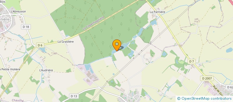 localisation de l'entreprise MONSIEUR MARCEL CAILLON  ESSARTS-EN-BOCAGE