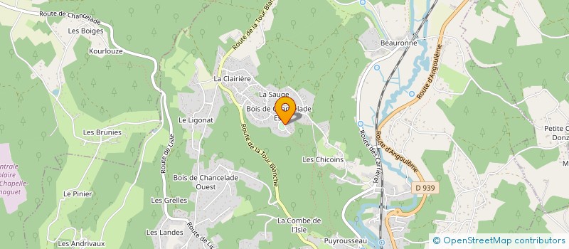 localisation de l'entreprise MONSIEUR MARCEL CALEIX à CHANCELADE
