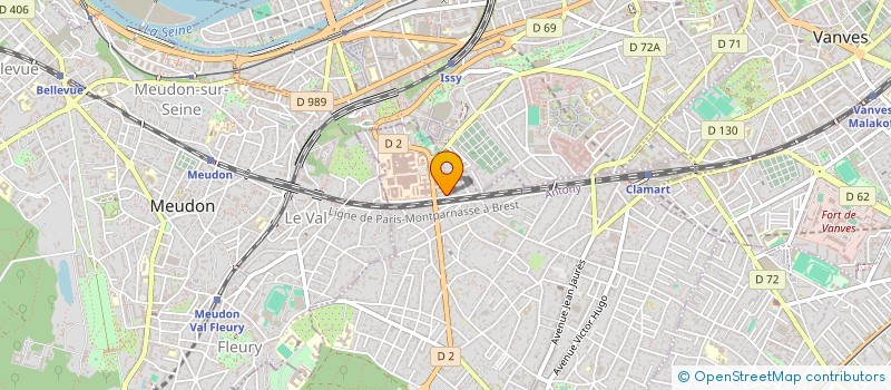 localisation de l'entreprise MONSIEUR MARCEL CANETTI à CLAMART
