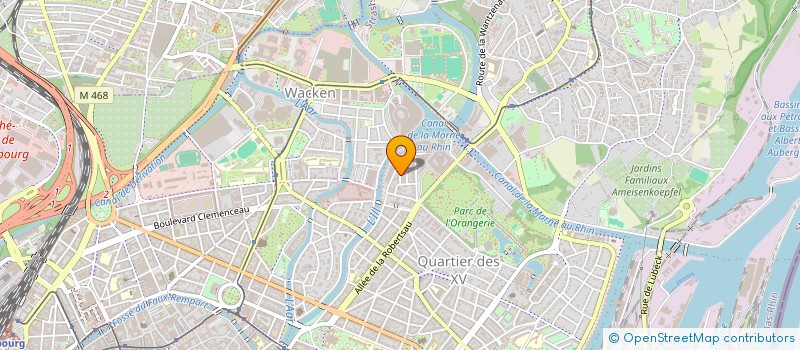 localisation de l'entreprise MONSIEUR MARCEL CANOVA à STRASBOURG