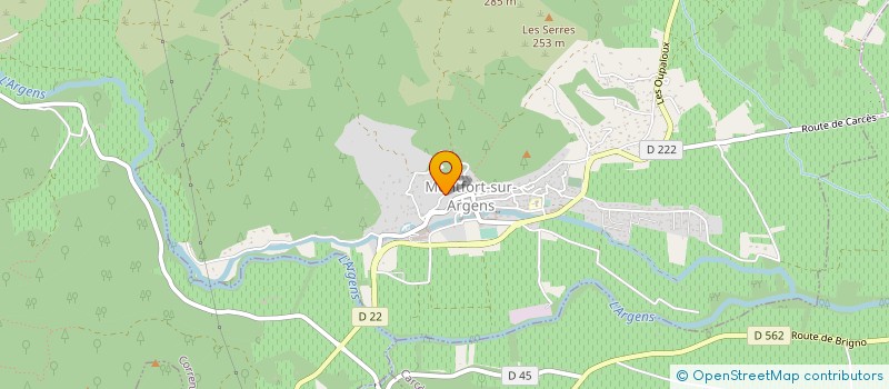 localisation de l'entreprise MONSIEUR MARCEL CANUTA  MONTFORT-SUR-ARGENS