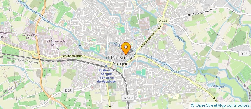 localisation de l'entreprise MONSIEUR MARCEL CARBONARI  L'ISLE-SUR-LA-SORGUE