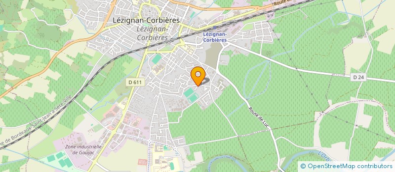 localisation de l'entreprise MONSIEUR MARCEL CARDACE  LEZIGNAN-CORBIERES