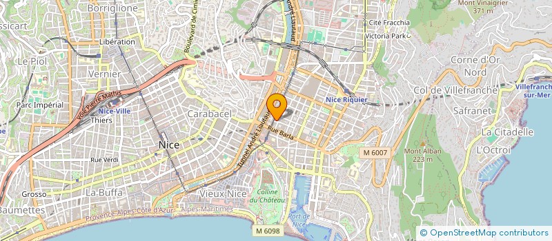 localisation de l'entreprise MONSIEUR MARCEL CARIESSE à NICE