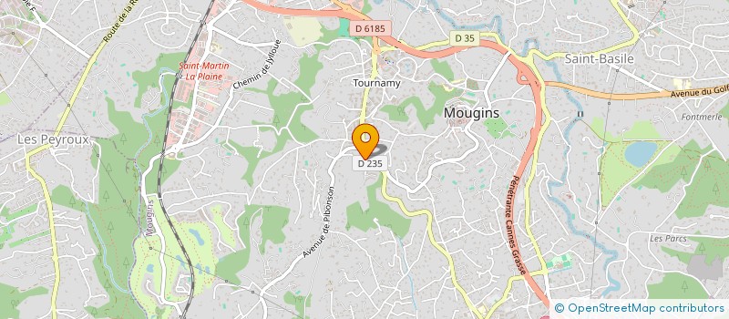 localisation de l'entreprise MONSIEUR MARCEL CARLAVAN  MOUGINS