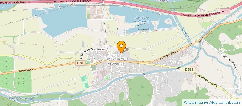 localisation de l'entreprise MONSIEUR MARCEL CARLE  PEYROLLES-EN-PROVENCE