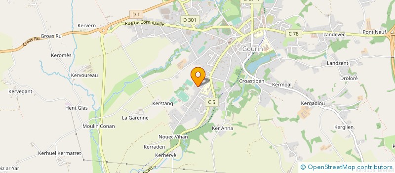 localisation de l'entreprise MONSIEUR MARCEL CARMARD  GOURIN