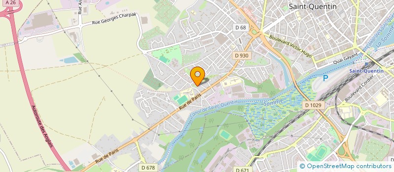 localisation de l'entreprise MONSIEUR MARCEL CARON à SAINT-QUENTIN