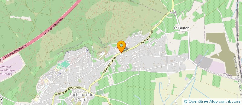 localisation de l'entreprise MONSIEUR MARCEL CARRET  ROCHEFORT-DU-GARD