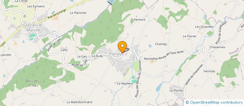 localisation de l'entreprise MONSIEUR MARCEL CARRETTE à LA CHAPELLE-SUR-COISE