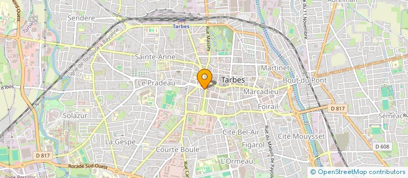 localisation de l'entreprise MONSIEUR MARCEL CARRIEU  TARBES