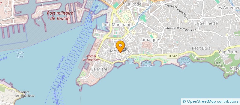 localisation de l'entreprise MONSIEUR MARCEL CASU  TOULON