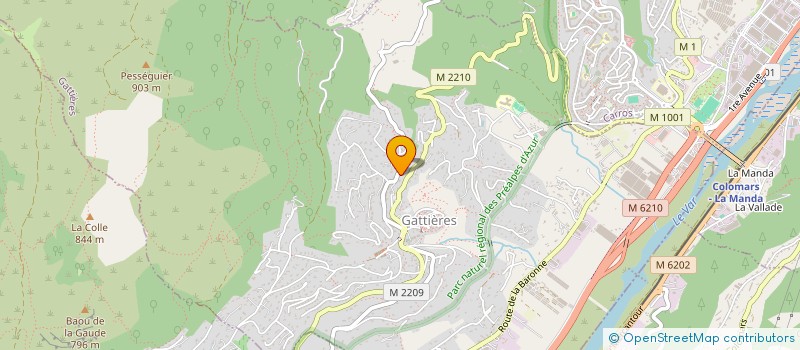 localisation de l'entreprise MONSIEUR MARCEL CAVALLO  GATTIERES