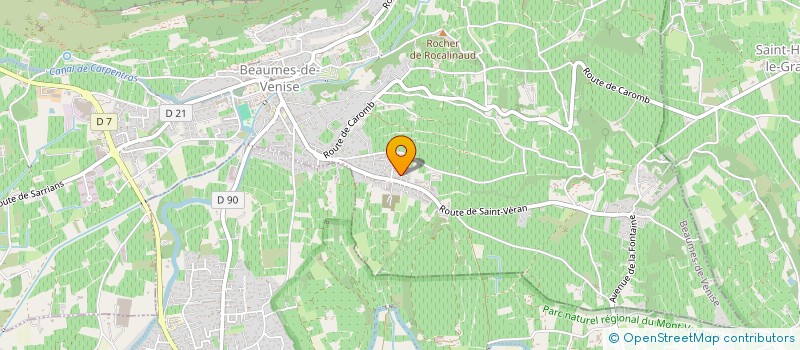 localisation de l'entreprise MONSIEUR MARCEL CECCHINI  BEAUMES-DE-VENISE