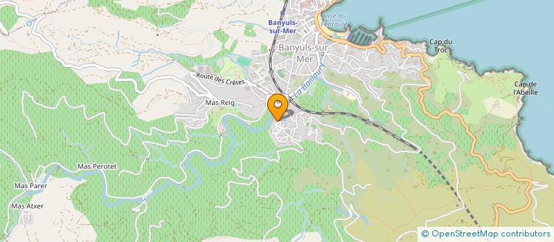 localisation de l'entreprise MONSIEUR MARCEL CENTENE  BANYULS-SUR-MER