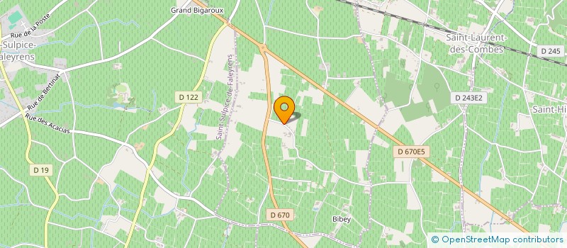 localisation de l'entreprise MONSIEUR MARCEL CERQUEIRA à SAINT-LAURENT-DES-COMBES