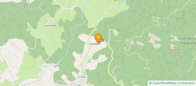 localisation de l'entreprise MONSIEUR MARCEL CHABENAT  VOLLORE-VILLE