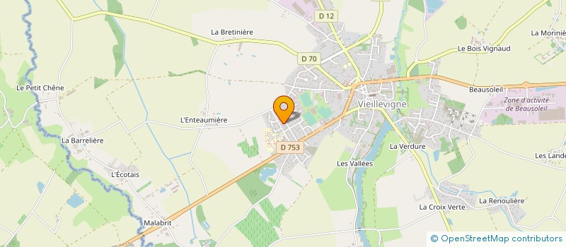 localisation de l'entreprise MONSIEUR MARCEL CHABOT  VIEILLEVIGNE