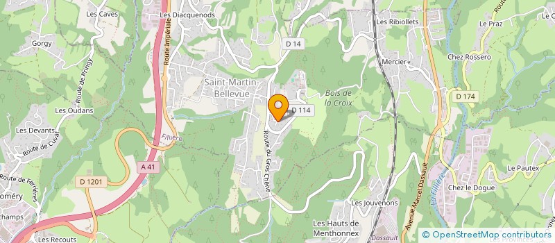 localisation de l'entreprise MONSIEUR MARCEL CHAPPAZ  FILLIERE