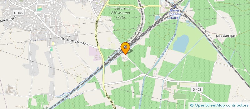 localisation de l'entreprise MONSIEUR MARCEL CHAPUIS  REDESSAN