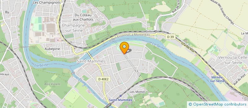 localisation de l'entreprise MONSIEUR MARCEL CHARBONNIER à SAINT-MAMMES