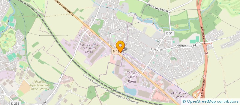 localisation de l'entreprise MONSIEUR MARCEL CHARLES  SANTENY