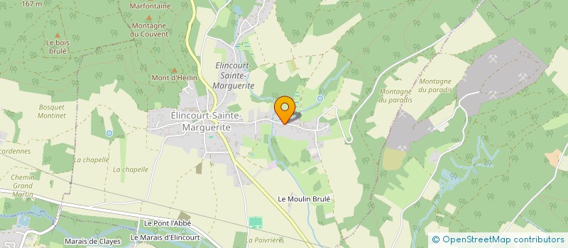 localisation de l'entreprise MONSIEUR MARCEL CHARLES MITTELETTE  ELINCOURT-SAINTE-MARGUERITE