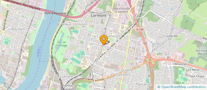 localisation de l'entreprise MONSIEUR MARCEL CHARRAUD  LORMONT