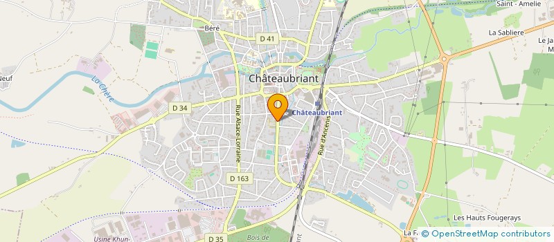 localisation de l'entreprise MONSIEUR MARCEL CHARRON  CHATEAUBRIANT