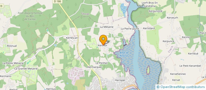 localisation de l'entreprise MONSIEUR MARCEL CHAUFFOUR  LA TRINITE SUR MER