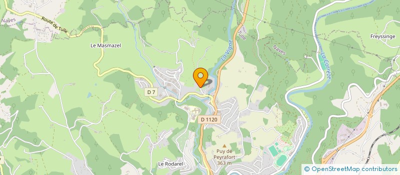 localisation de l'entreprise MONSIEUR MARCEL CHAUMEIL  TULLE