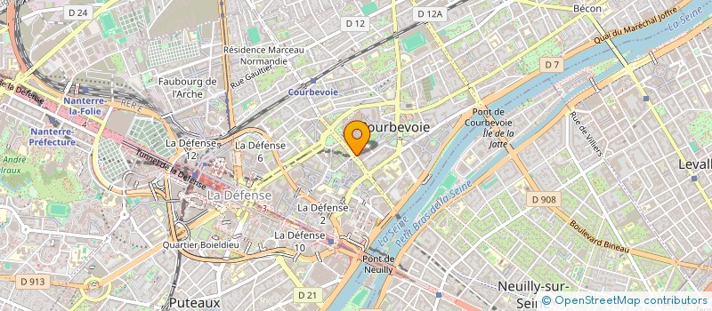 localisation de l'entreprise MONSIEUR MARCEL CHAUMET à COURBEVOIE
