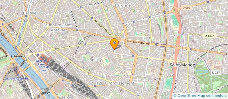 localisation de l'entreprise MONSIEUR MARCEL CHAUVET à PARIS