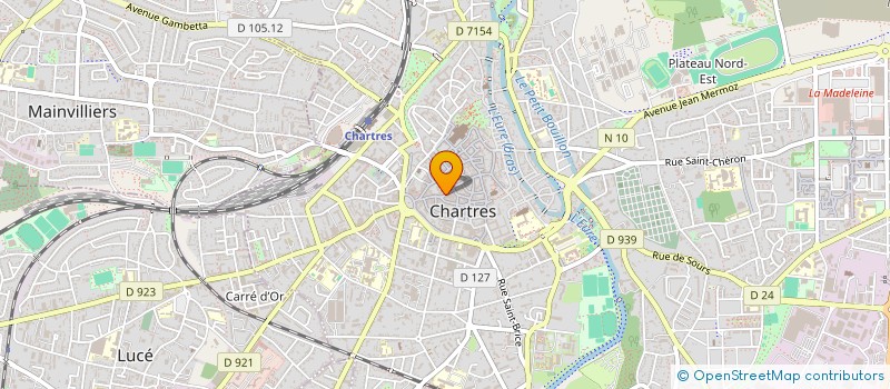 localisation de l'entreprise MONSIEUR MARCEL CHAUVIN à CHARTRES
