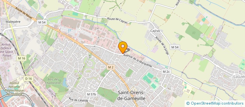 localisation de l'entreprise MONSIEUR MARCEL CHAVAROT à SAINT-ORENS-DE-GAMEVILLE