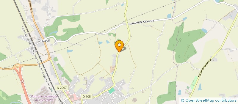 localisation de l'entreprise MONSIEUR MARCEL CHAVEROCHE à VARENNES SUR ALLIER