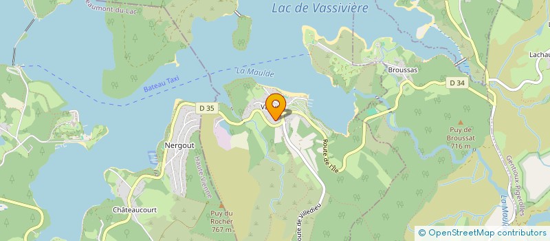 localisation de l'entreprise MONSIEUR MARCEL CHENAUD  SAINT-MARTIN-CHATEAU