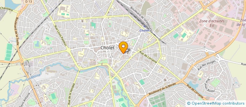 localisation de l'entreprise MONSIEUR MARCEL CHENUET à CHOLET