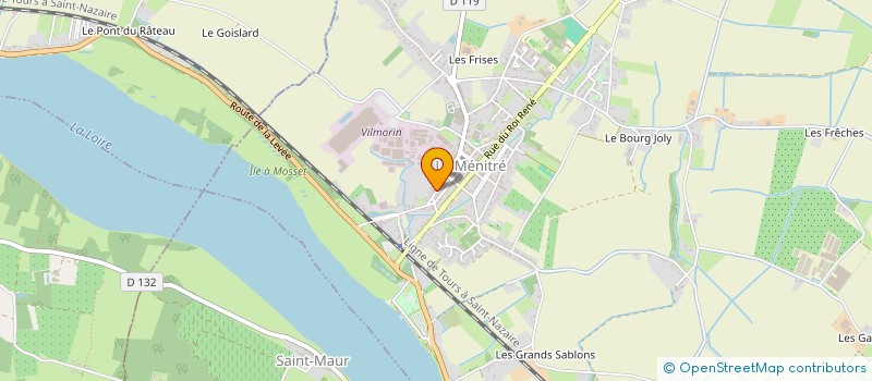 localisation de l'entreprise MONSIEUR MARCEL CHESNEAU  LA MENITRE