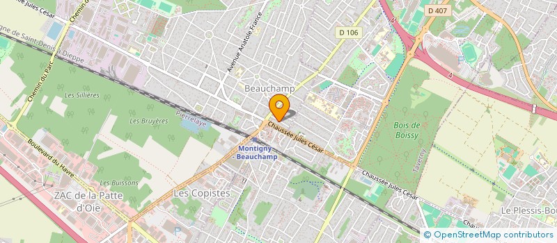 localisation de l'entreprise MONSIEUR MARCEL CHEVALLIER  BEAUCHAMP