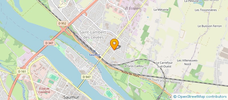 localisation de l'entreprise MONSIEUR MARCEL CHEVALLIER  SAUMUR