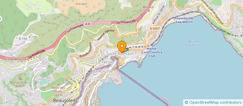 localisation de l'entreprise MONSIEUR MARCEL CHEVILLOT à ROQUEBRUNE-CAP-MARTIN
