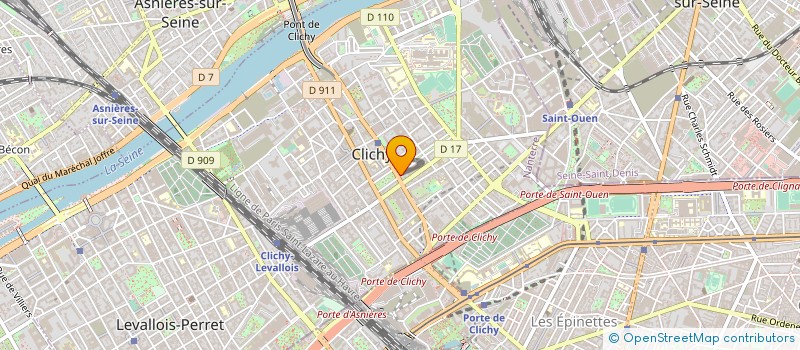 localisation de l'entreprise MONSIEUR MARCEL CHITIC à CLICHY
