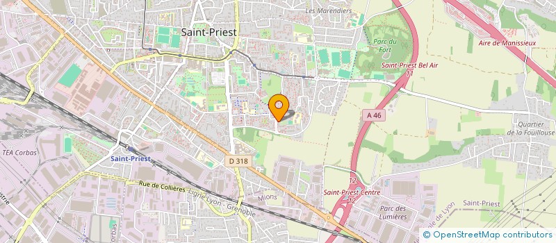 localisation de l'entreprise MONSIEUR MARCEL CIRPACIU  SAINT-PRIEST