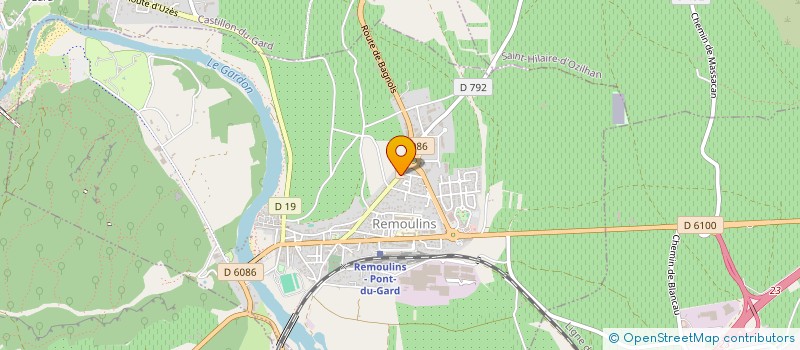 localisation de l'entreprise MONSIEUR MARCEL CLANCHET à REMOULINS
