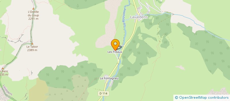 localisation de l'entreprise MONSIEUR MARCEL CLAVEL  LAVALDENS