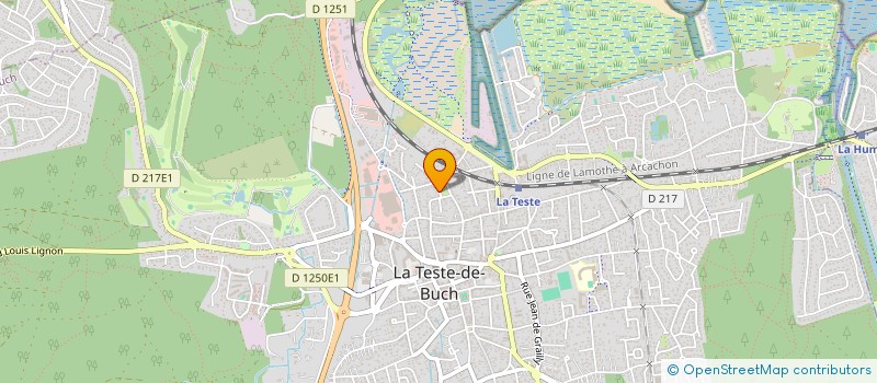 localisation de l'entreprise MONSIEUR MARCEL CLEMENT  LA TESTE-DE-BUCH